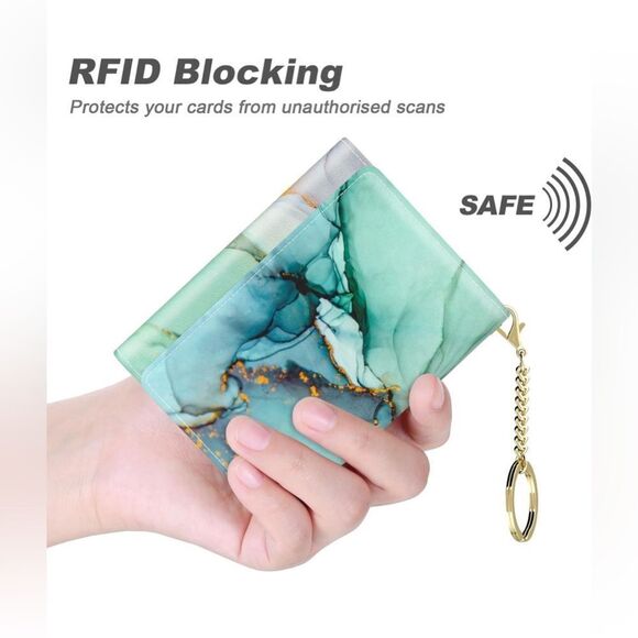 NWT.Broadway Credit Card Slim Wallet with 7 Card Slots & ID Window. Explore Now! - Picture 2 of 7